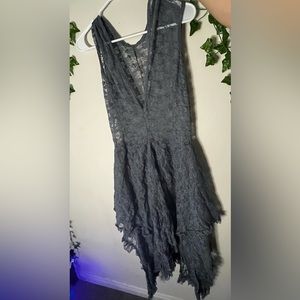 Netted see-through dress